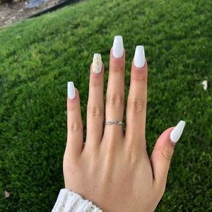 sterling silver dainty ring